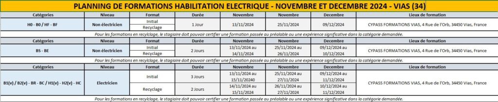 Planning VIAS 4eme trimestre 2024 HAB ELEC Planning